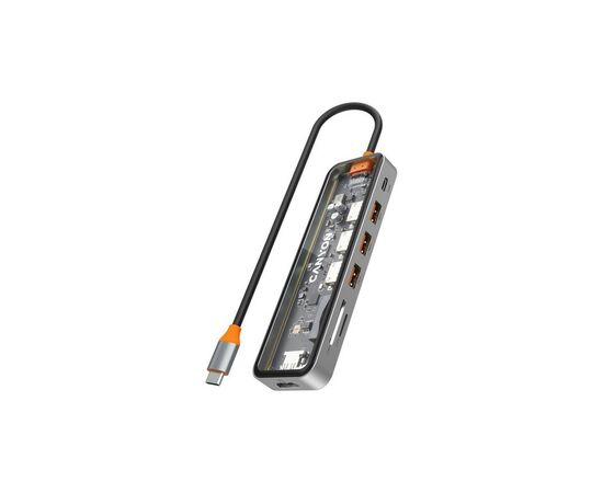 Порт-репликатор Canyon Docking Station DS-13 4k 7-in-1 USB-C (CNS-TDS13), изображение 5 Порт-репликатор Canyon Docking Station DS-13 4k 7-in-1 USB-C (CNS-TDS13), изображение 5