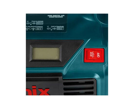 Автомобильный компрессор Ronix цифровой 12В, 160 PSI (RH-4260), изображение 5 Автомобильный компрессор Ronix цифровой 12В, 160 PSI (RH-4260), изображение 5