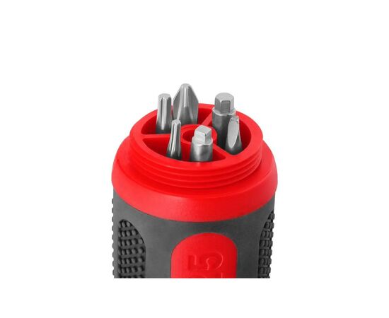 Отвертка Ronix с трещоткой и набором бит, 19в1 (RH-2725), изображение 5 Отвертка Ronix с трещоткой и набором бит, 19в1 (RH-2725), изображение 5