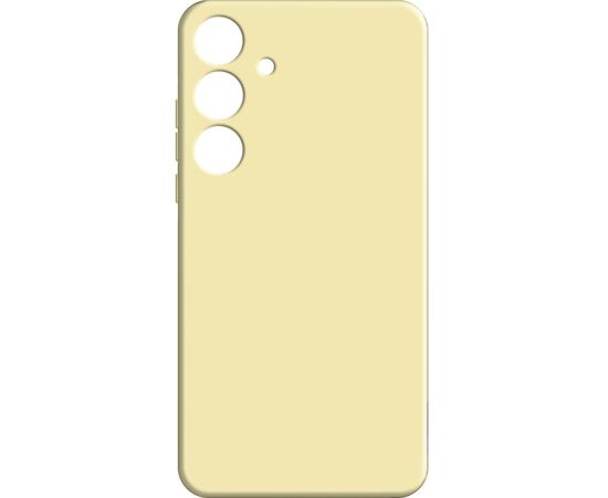 Чехол для мобильного телефона MAKE Samsung S24 Silicone Yellow (MCL-SS24YE)