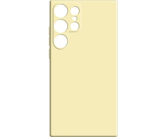 Чехол для мобильного телефона MAKE Samsung S24 Ultra Silicone Yellow (MCL-SS24UYE)