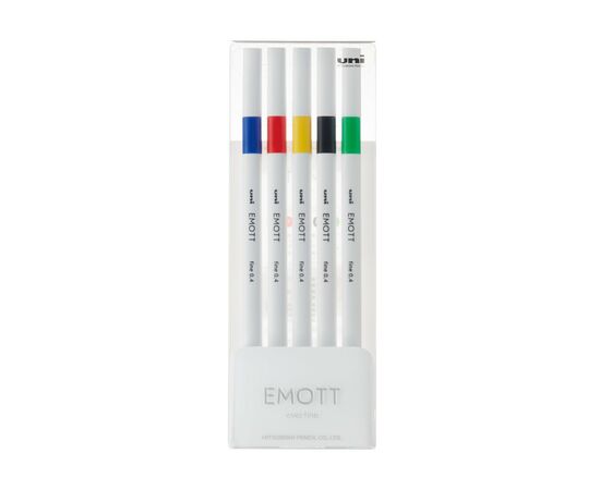 Лайнер UNI набор Emott Vivid Color 0.4 мм 5 цветов (PEM-SY/5C.01VC)