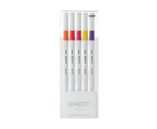 Лайнер UNI набор Emott Passion Color 0.4 мм 5 цветов (PEM-SY/5C.02PC)
