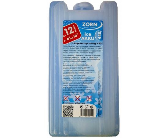 Акумулятор холоду Zorn IceAkku 1x440g blue (4251702500152)
