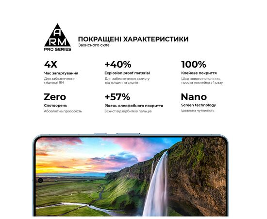 Стекло защитное Armorstandart Pro Google Pixel 8 Pro Black (ARM72908), изображение 5 Стекло защитное Armorstandart Pro Google Pixel 8 Pro Black (ARM72908), изображение 5