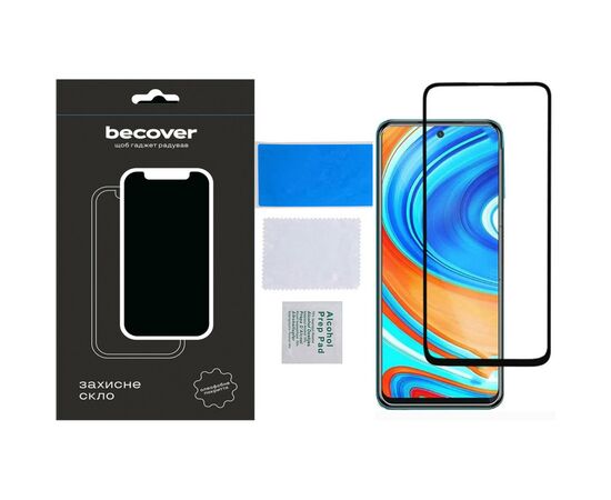 Скло захисне BeCover Poco M6 Pro 5G Black (710654), зображення 2 Скло захисне BeCover Poco M6 Pro 5G Black (710654), зображення 2