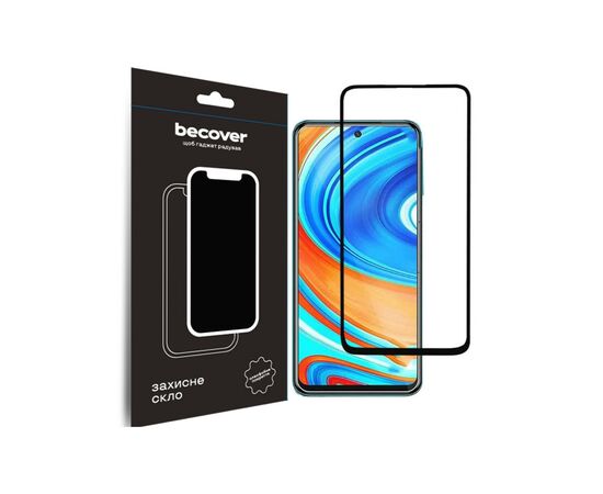 Стекло защитное BeCover Poco M6 Pro 5G Black (710654)