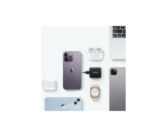 Зарядное устройство Anker PowerPort 312 - 25W USB-C Black (A2642G11), изображение 6 Зарядное устройство Anker PowerPort 312 - 25W USB-C Black (A2642G11), изображение 6