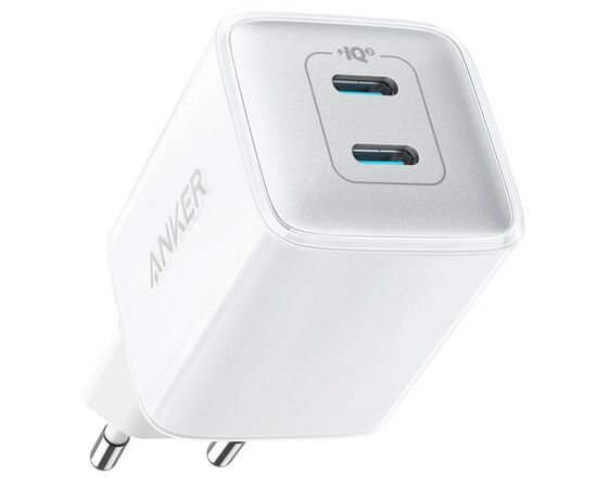 Зарядний пристрій Anker PowerPort 521 Nano Pro - 40W 2xUSB-C PIQ3.0 White (A2038G21)