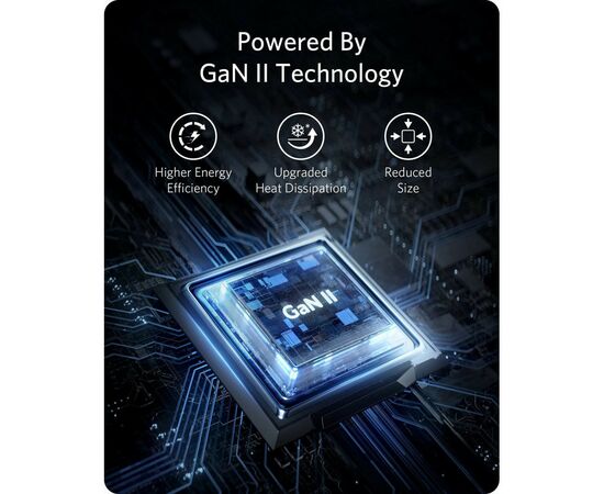 Зарядное устройство Anker PowerPort 713 Nano II - 45W USB-C GaN Black (A2664G11), изображение 3 Зарядное устройство Anker PowerPort 713 Nano II - 45W USB-C GaN Black (A2664G11), изображение 3