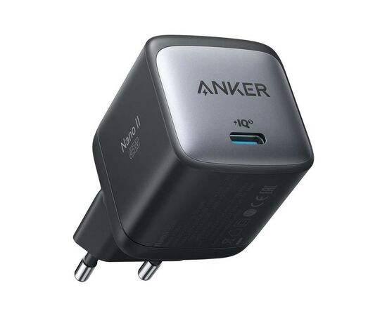 Зарядний пристрій Anker PowerPort 713 Nano II - 45W USB-C GaN Black (A2664G11)