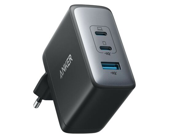 Зарядний пристрій Anker PowerPort 736 Nano II - 100W 2xUSB-C PD 1xPIQ GaN Black (A2145G11)