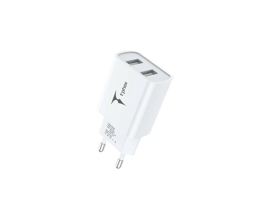 Зарядное устройство T-Phox TC-224 Pocket Dual USB White (TC-224 (W)), изображение 6 Зарядное устройство T-Phox TC-224 Pocket Dual USB White (TC-224 (W)), изображение 6
