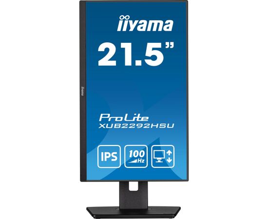 Монитор iiyama XUB2292HSU-B6, изображение 2 Монитор iiyama XUB2292HSU-B6, изображение 2
