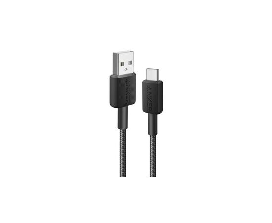 Дата кабель USB 2.0 AM to Type-C 0.9m 322 Black Anker (A81H5G11)