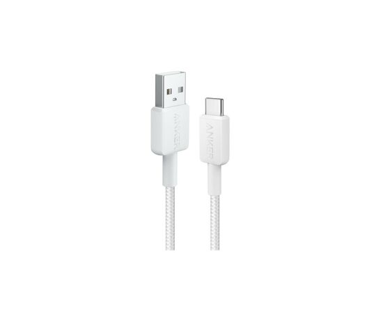 Дата кабель USB 2.0 AM to Type-C 1.8m 322 White Anker (A81H6H21)