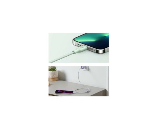 Дата кабель USB-C to Lightning 0.9m 541 Bio-Based Green Anker (A80A1G61), изображение 3 Дата кабель USB-C to Lightning 0.9m 541 Bio-Based Green Anker (A80A1G61), изображение 3