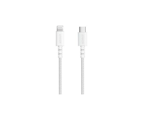 Дата кабель USB-C to Lightning 1.8m V3 Powerline Select+ White Anker (A8618H21)