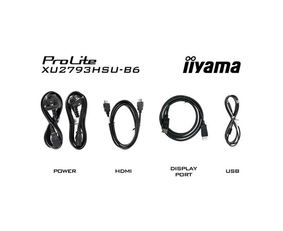 Монітор iiyama XU2793HSU-B6, зображення 12 Монітор iiyama XU2793HSU-B6, зображення 12