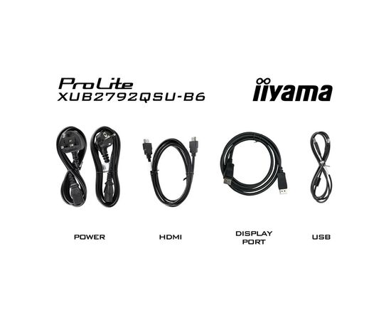 Монитор iiyama XUB2792QSU-B6, изображение 12 Монитор iiyama XUB2792QSU-B6, изображение 12