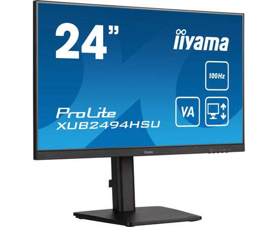 Монітор iiyama XUB2494HSU-B6, зображення 2 Монітор iiyama XUB2494HSU-B6, зображення 2