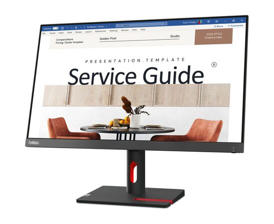 Монитор Lenovo S24i-30 (63DEKAT3EU), изображение 3 Монитор Lenovo S24i-30 (63DEKAT3EU), изображение 3