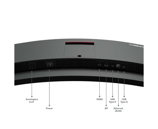 Монитор Lenovo T34w-30 with MC60 (63D4ZAT1UA), изображение 7 Монитор Lenovo T34w-30 with MC60 (63D4ZAT1UA), изображение 7