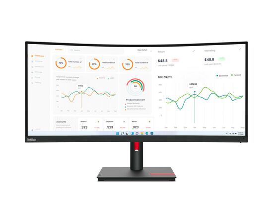 Монитор Lenovo T34w-30 with MC60 (63D4ZAT1UA)
