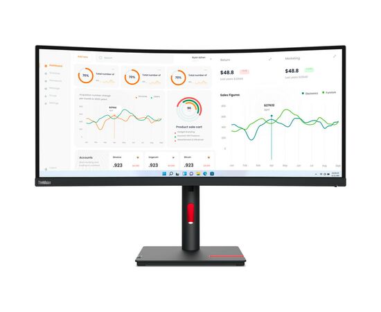 Монітор Lenovo T34w-30 (63D4GAT1UA)
