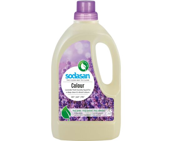 Гель для стирки Sodasan Color Lavender 1.5 л (4019886015097)