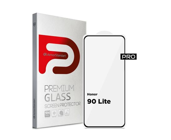 Скло захисне Armorstandart Pro Honor 90 Lite Black (ARM73683)