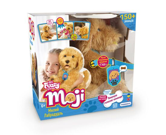 Интерактивная игрушка My Fuzzy Friends Лабрадудель Moji (укр. – англ.) (18207-UKR-ENG), изображение 8 Интерактивная игрушка My Fuzzy Friends Лабрадудель Moji (укр. – англ.) (18207-UKR-ENG), изображение 8