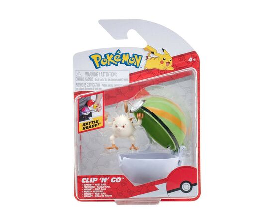Ігровий набір Pokemon W14 - Манкі в покеболі (PKW3136)