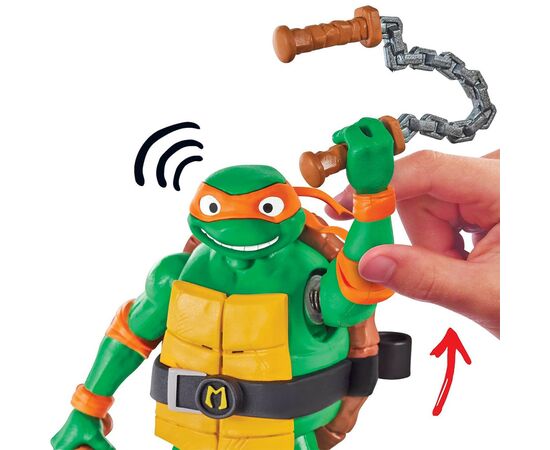 Фигурка TMNT Мovie III – Микеланджело (звук) (83353), изображение 3 Фигурка TMNT Мovie III – Микеланджело (звук) (83353), изображение 3