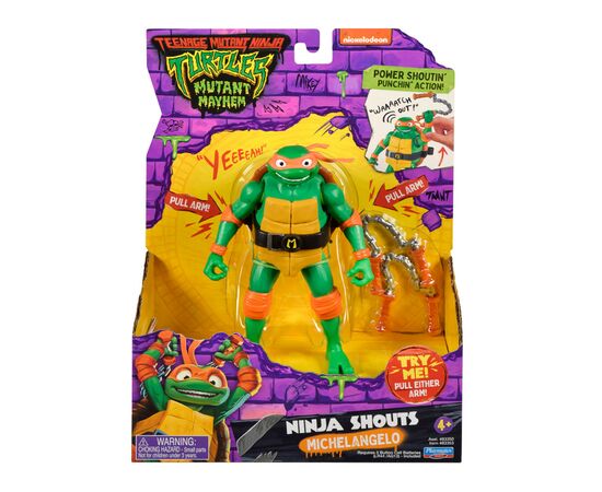 Фигурка TMNT Мovie III – Микеланджело (звук) (83353), изображение 5 Фигурка TMNT Мovie III – Микеланджело (звук) (83353), изображение 5