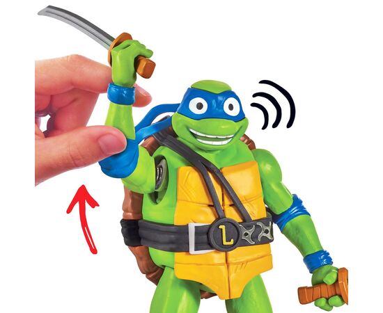 Фигурка TMNT Мovie III – Леонардо (звук) (83351), изображение 4 Фигурка TMNT Мovie III – Леонардо (звук) (83351), изображение 4