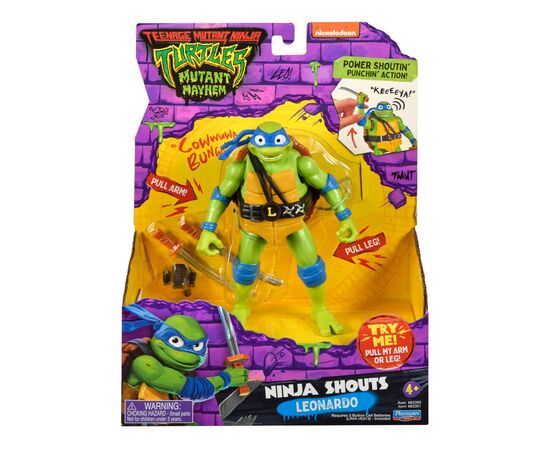 Фигурка TMNT Мovie III – Леонардо (звук) (83351), изображение 6 Фигурка TMNT Мovie III – Леонардо (звук) (83351), изображение 6
