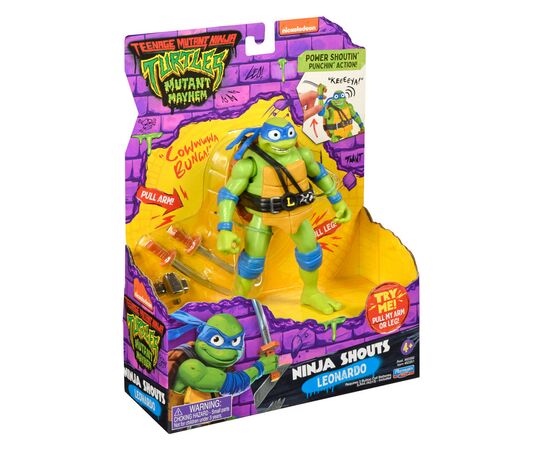 Фигурка TMNT Мovie III – Леонардо (звук) (83351), изображение 7 Фигурка TMNT Мovie III – Леонардо (звук) (83351), изображение 7
