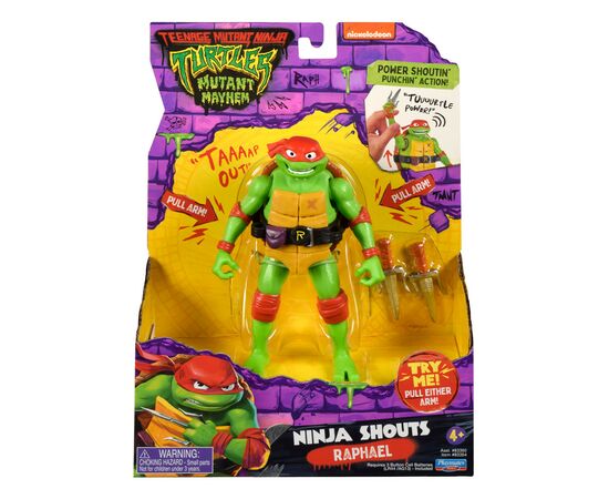 Фигурка TMNT Movie III – Рафаэль (звук) (83354), изображение 5 Фигурка TMNT Movie III – Рафаэль (звук) (83354), изображение 5