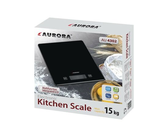 Весы кухонные Aurora AU4302, изображение 2 Весы кухонные Aurora AU4302, изображение 2