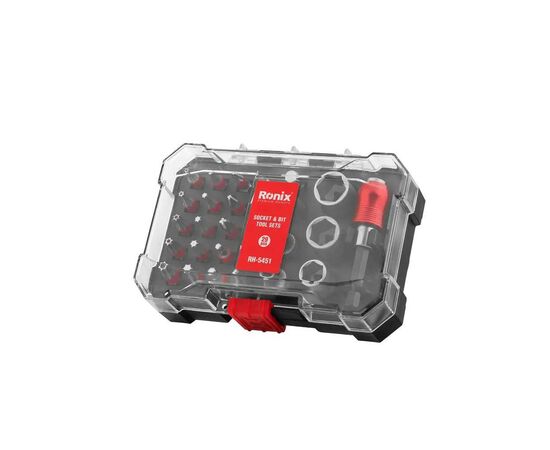 Набор инструментов Ronix головок и бит, 28 шт. (RH-5451)