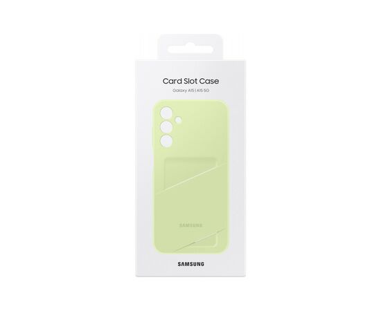 Чехол для мобильного телефона Samsung Galaxy A15 (A156) Card Slot Case Lime (EF-OA156TMEGWW), изображение 6 Чехол для мобильного телефона Samsung Galaxy A15 (A156) Card Slot Case Lime (EF-OA156TMEGWW), изображение 6