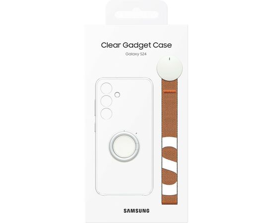 Чехол для мобильного телефона Samsung Galaxy S24 (S921) Clear Gadget Case Transparent (EF-XS921CTEGWW), изображение 9 Чехол для мобильного телефона Samsung Galaxy S24 (S921) Clear Gadget Case Transparent (EF-XS921CTEGWW), изображение 9