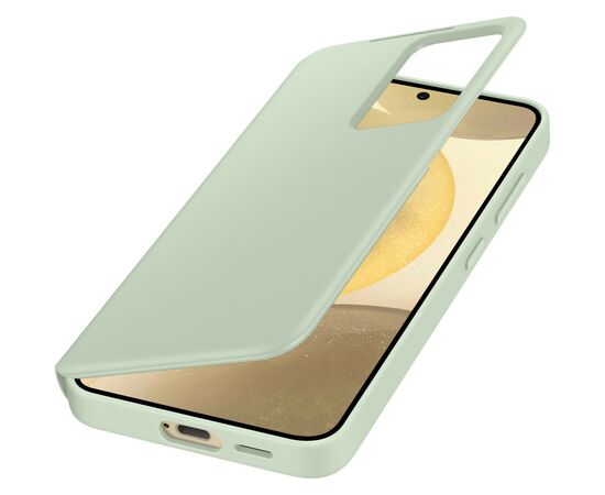 Чехол для мобильного телефона Samsung Galaxy S24 (S921) Smart View Wallet Case Lime (EF-ZS921CGEGWW), изображение 4 Чехол для мобильного телефона Samsung Galaxy S24 (S921) Smart View Wallet Case Lime (EF-ZS921CGEGWW), изображение 4