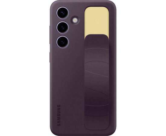 Чехол для мобильного телефона Samsung Galaxy S24 (S921) Standing Grip Case Dark Violet (EF-GS921CEEGWW), изображение 3 Чехол для мобильного телефона Samsung Galaxy S24 (S921) Standing Grip Case Dark Violet (EF-GS921CEEGWW), изображение 3