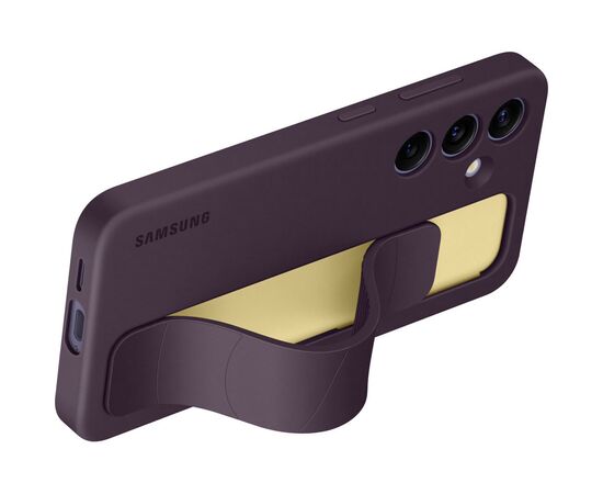 Чехол для мобильного телефона Samsung Galaxy S24 (S921) Standing Grip Case Dark Violet (EF-GS921CEEGWW), изображение 4 Чехол для мобильного телефона Samsung Galaxy S24 (S921) Standing Grip Case Dark Violet (EF-GS921CEEGWW), изображение 4