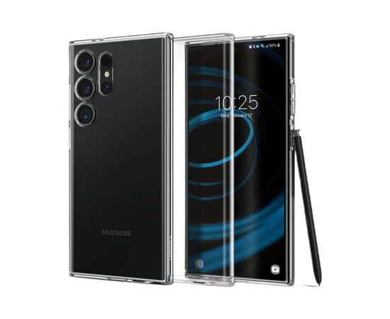 Чехол для мобильного телефона Spigen Samsung Galaxy S24 Ultra Crystal Flex Crystal Clear (ACS07192), изображение 11 Чехол для мобильного телефона Spigen Samsung Galaxy S24 Ultra Crystal Flex Crystal Clear (ACS07192), изображение 11