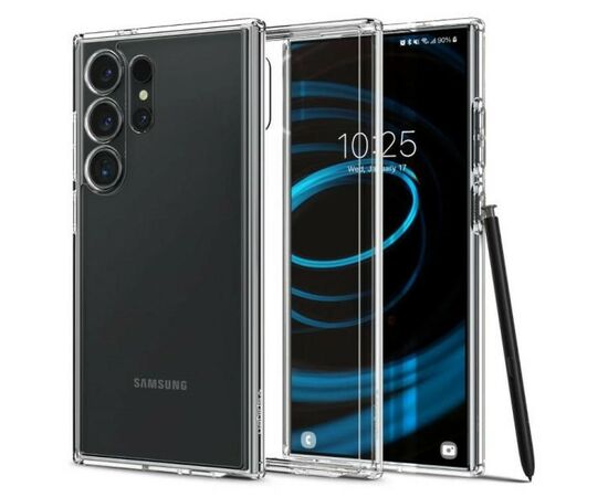 Чехол для мобильного телефона Spigen Samsung Galaxy S24 Ultra Ultra Hybrid Crystal Clear (ACS07292), изображение 9 Чехол для мобильного телефона Spigen Samsung Galaxy S24 Ultra Ultra Hybrid Crystal Clear (ACS07292), изображение 9