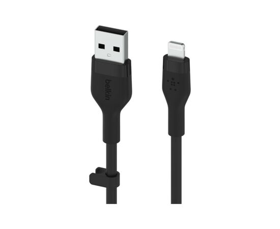Дата кабель USB 2.0 AM to Lightning 2.0m Black Belkin (CAA008BT2MBK), изображение 2 Дата кабель USB 2.0 AM to Lightning 2.0m Black Belkin (CAA008BT2MBK), изображение 2