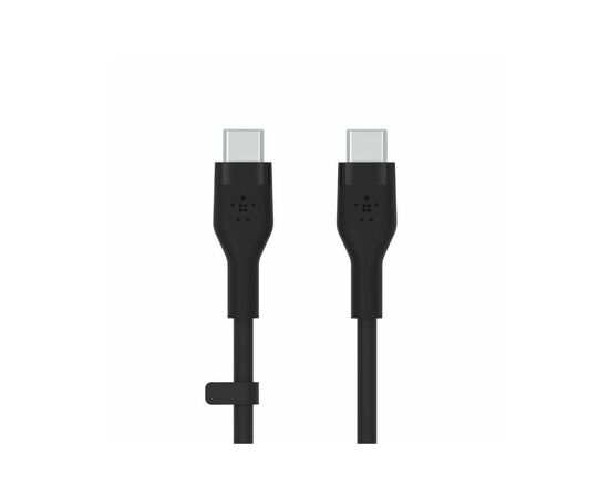 Дата кабель USB-C to USB-C 3.0m 60W Black Belkin (CAB009BT3MBK), изображение 2 Дата кабель USB-C to USB-C 3.0m 60W Black Belkin (CAB009BT3MBK), изображение 2